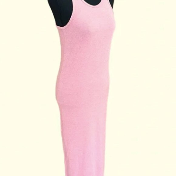 NEW Allbirds Women's Ribbed Dress - Limited Edition Pink - Picture 2 of 11